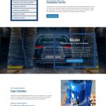 Screenshot of the Car Wash Hydraulics website homepage.